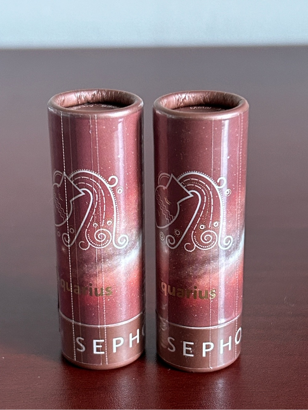 2/$18 Sephora Aquarius (87) ) Lipstick Duo in Brown & Pink NWT